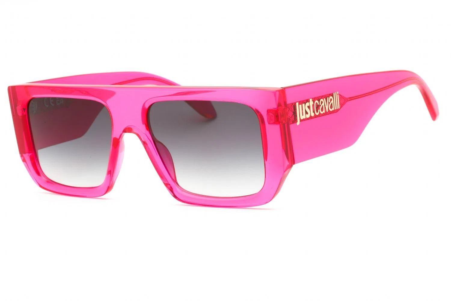 Just Cavalli SJC022 Sunglasses - Shiny Transparent Green - view 2